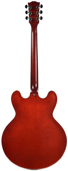 GIBSON 2018 MEMPHIS ES-335 SATIN WINE RED - Гитара полуакустическая