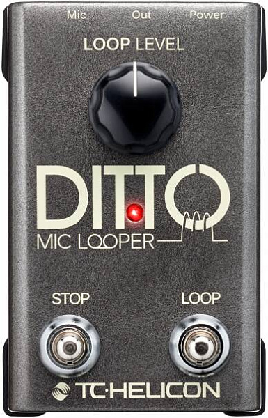 TC HELICON DITTO MIC LOOPER - Педаль эффектов