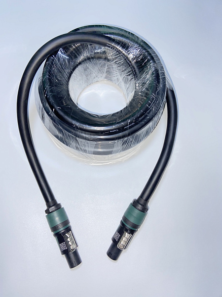 YES-SP002NE-10m Кабель акустический с разъёмами Neutrik Speakon, 10м, YES
