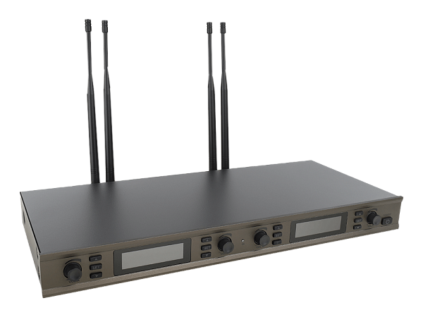 Микрофонная радиосистема Axelvox [DX800FC] UHF 650 - 758 MHz, цифровая модуляция, LCD дисплей, DSP, ручной микрофон - 4 шт.