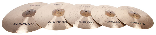 Комплект тарелок: Hi-Hat14" [CLASSIC RAW BELL SET 14"+16"+18"+20"] KINGDO [CLASSIC RAW BELL SET 14"+16"+18"+20"] Crash16",Crash18",Ride20" традиционная отделка, ручная работа, сплав В20