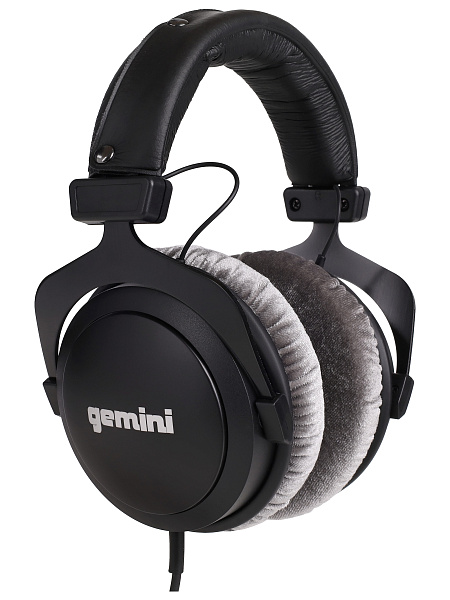 Наушники динамические [DJX-1000] Gemini [DJX-1000] мониторные, драйвер 53 мм, 5Гц - 30 кГц, сопротивление 80 Ом, длинна кабеля 1,5 метра