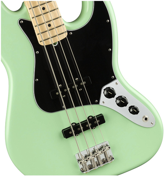 FENDER AMERICAN PERFORMER JAZZ BASS®, MN, SATIN SURF GREEN 4-струнная бас-гитара,...