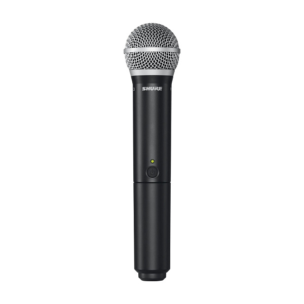 Микрофонная система SHURE [BLX1288E/CVL-M17] беспроводная, двухканальная, с ручным передатчиком PG58 и петличным микрофоном CVL-B/C. Частота UHF 662-686 МГц