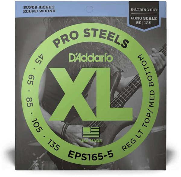 D'ADDARIO EPS165 5 - Струны для бас-гитары 5 струнной
