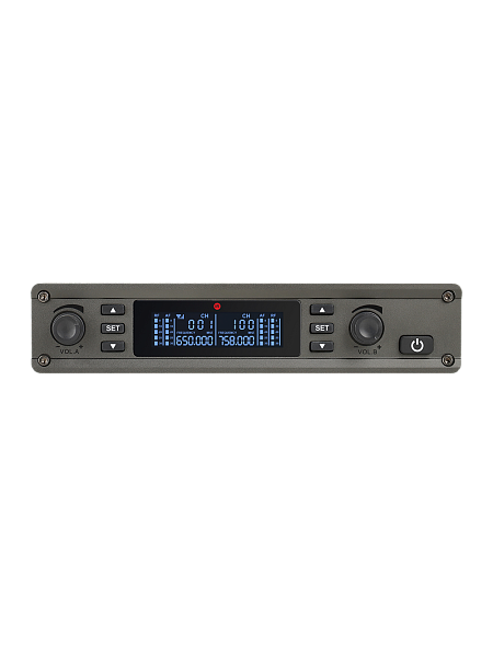 Микрофонная радиосистема Axelvox [DX800HT] UHF 650 - 758 MHz, цифровая модуляция, LCD дисплей, DSP, ручной микрофон - 2 шт.