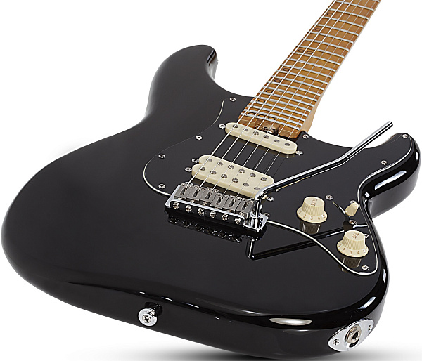 Электрогитара SCHECTER [MV-6 GBLK] 6-струнная, корпус: липа, гриф: запеченый клен, 24 лада, цвет: Gloss Black (GBLK)