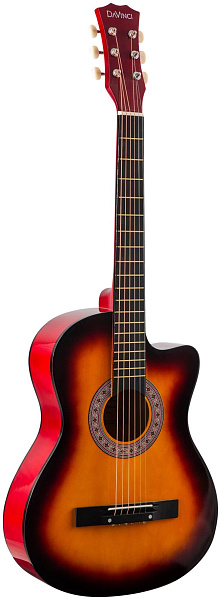 DAVINCI DF-50C 14 SB PACK - Гитара акустическая в наборе
