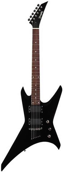 ZOMBIE JS-30WR/BK - электрогитара jackson warrior, корпус - индийский орех,...