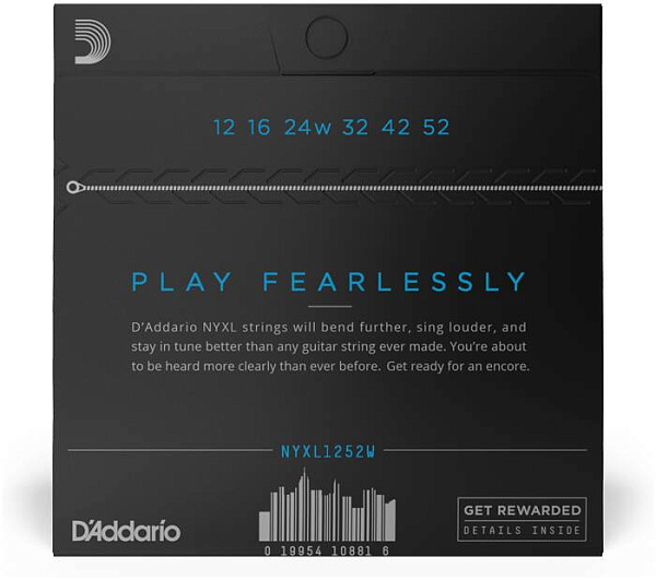 D'ADDARIO NYXL1252W - Струны для электрогитары