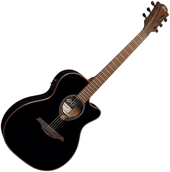 LAG T-118ASCE BLK - Гитара электроакустическая шестиструнная