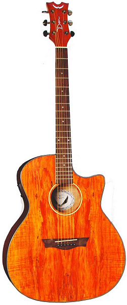 DEAN AX E SPALT - электроакустическая гитара,cutaway, ель, 3х полосный...