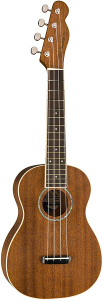 FENDER UKULELE ZUMA NAT WN укулеле концерт, цвет натуральный (махогани)