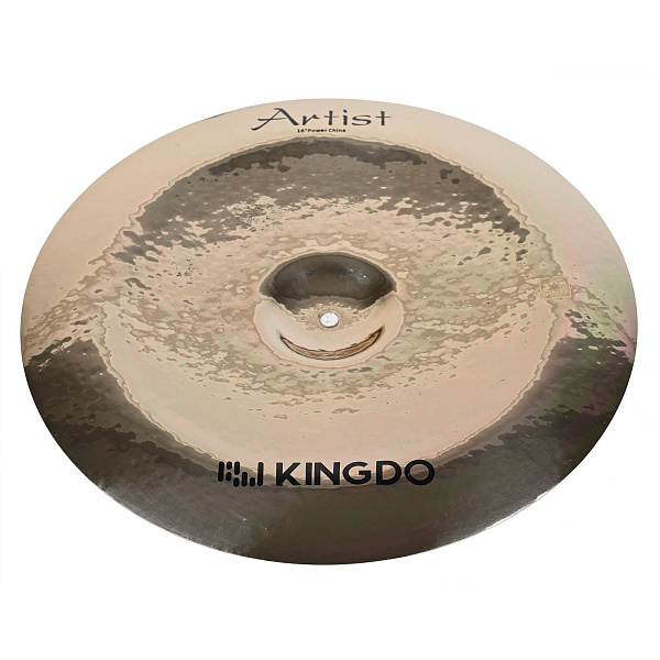 Тарелка чайна 16" [16" ARTIST POWER COPPESMITH CHINA] KINGDO [16" ARTIST POWER COPPESMITH CHINA] сплав B20, ручная работа, полированная поверхность