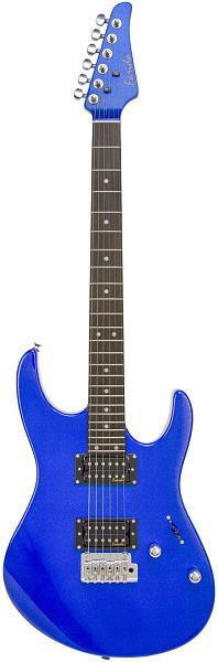 FARIDA F-5052 BLSP электрогитара, цвет синий металлик