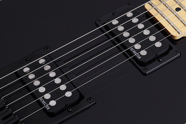 Электрогитара SCHECTER [PT M/M BLK]  6-струнная, корпус: ольха, гриф: клен, 22 лада, цвет: Black (BLK)
