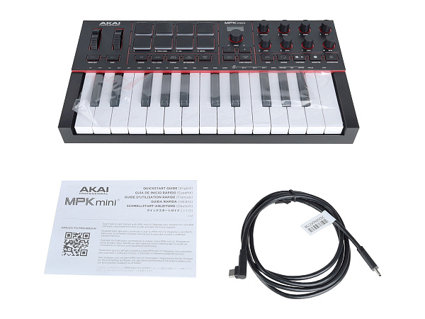 Миди-клавиатура [MPKMINI4B] AKAI [MPK Mini IV Black] миди-клавиатура