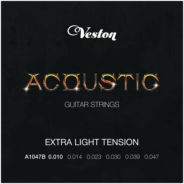 VESTON A1047B - Струны для акустической гитары