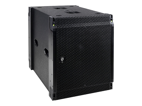 Сабвуфер Intrend [ILS-PAC-S18A-FC] линейного массива Pacific, активный, аналог + DANTE, 18", 30-200 Гц, SPL 135 дБ, 1200 Вт AES, 8 Ом. Цвет чёрный, корпус дерево. Поставляется во флайткейсе.