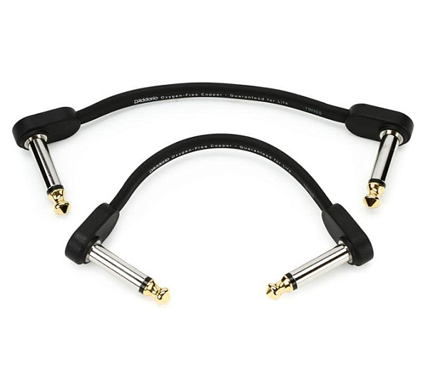PW-FPRR-206 Custom Series Flat Инструментальный патч-кабель, 2шт, 15см, Planet Waves