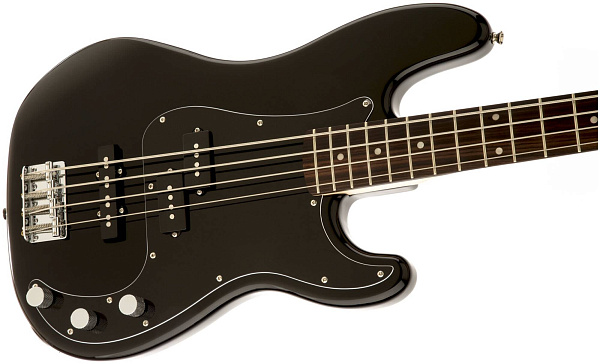 FENDER SQUIER AFFINITY PJ BASS BWB PG BLK - Бас-гитара 4 струны