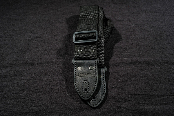LS.P.C.002 Ремень для гитары, полиэстер, черный, LionStraps