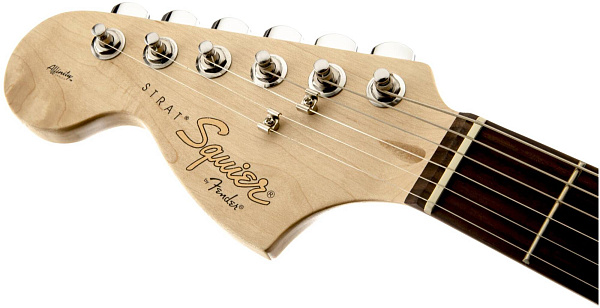 FENDER SQUIER AFFINITY STRATOCASTER LEFT HANDED LRL BROWN SUNBURST левосторонняя...
