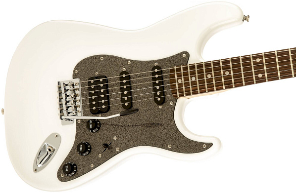FENDER SQUIER AFFINITY STRATOCASTER HSS LRL OLYMPIC WHITE электрогитара,...