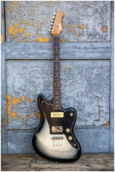 JET JJ-350 Baritone Moonburst - Электрогитара баритон