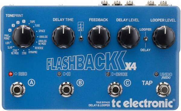 TC ELECTRONIC FLASHBACK X4 DELAY & LOOPER TonePrint - Педаль эффектов