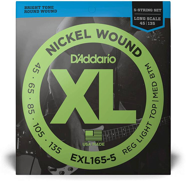 D'ADDARIO EXL165 5 - Струны для бас-гитары 5 струнной