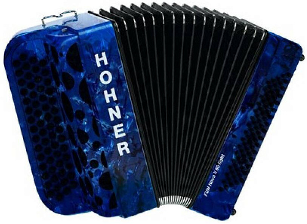 HOHNER Fun Nova II 80 light dark blue (C-Stepped) - Баян