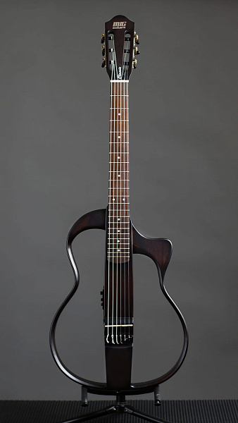 SG5-AD24 SG5 Сайлент-гитара, темный орех, MIG Guitars