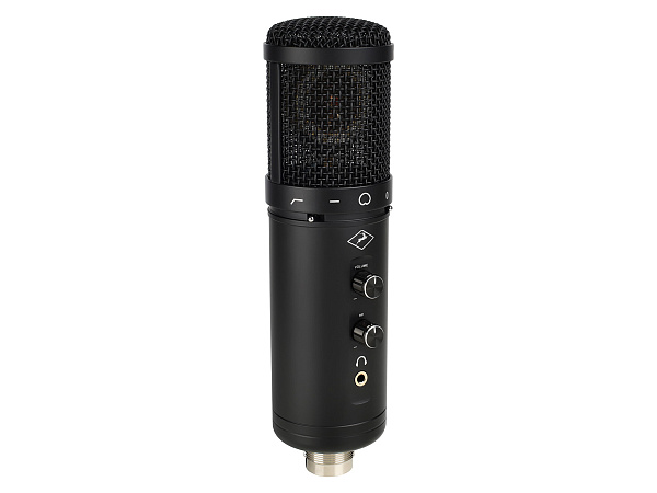 Микрофон Antelope Audio [Axino Synergy Core] конденсаторный, USB, 24 бит/192 кГц, диафрагма: 34 мм, кардиоида, 20 Гц - 20 кГц, уровень звукового давления: 140 дБ (<1% THD при 1 кГц), USB тип B (совместим с USB 2.0)