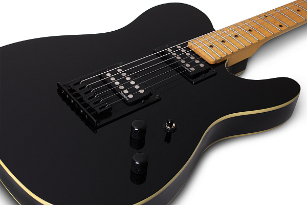 Электрогитара SCHECTER [PT M/M BLK]  6-струнная, корпус: ольха, гриф: клен, 22 лада, цвет: Black (BLK)