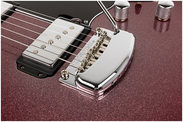 MUSIC MAN H57100 Valentine Tremolo Maroon Sparkle - Электрогитара
