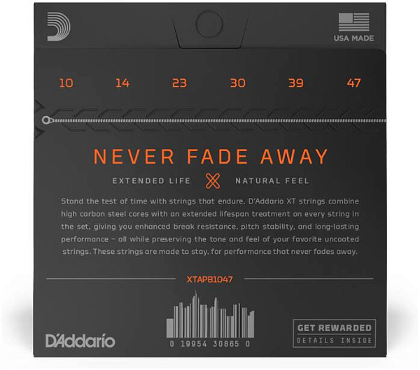 D'ADDARIO XTAPB1047 - Струны для акустической гитары