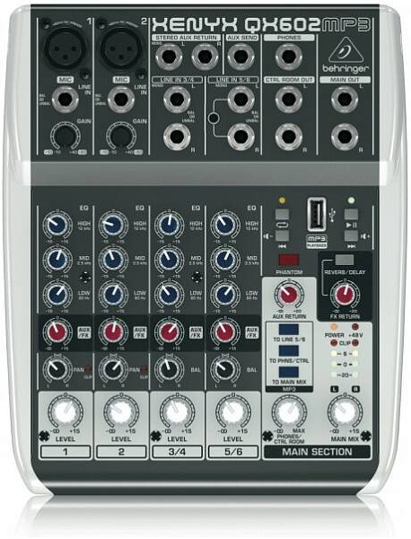 BEHRINGER QX602MP3 - Микшерный пульт