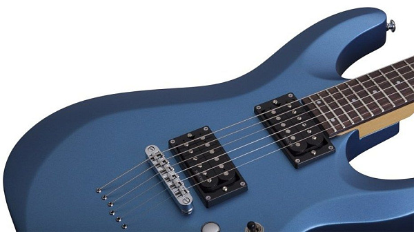 Электрогитара SCHECTER [C-6 DELUXE SMLB]  6-струнная, корпус: липа, гриф: клен, накладка: палисандр, 24 лада, цвет: Satin Metallic Light Blue (SMLB)