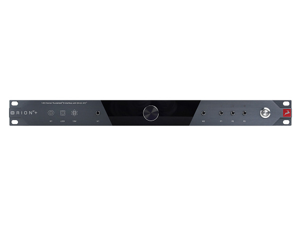 Аудиоинтерфейс Antelope Audio [Orion 32+ | Gen 4] 24 бит 192 кГц, AFC: 64-бит, 32 входа, 32 выхода, динамический диапазон до 130 дБ, 128 каналов оптического MADI, 8 каналов ADAT и 2 канала S/PDIF, Вход word clock, 2х word clock, вход 10M, Thunderbolt 3