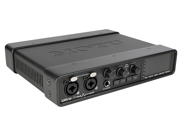 Аудиоинтерфейс USB [8453] Motu [UltraLite-mk5] АЦП/ЦАП: 24бит/192кГц, ЦАП ESS Sabre32, 120 дБ, THD+N: -114 дБ, 2xCombo XLR/TRS, 1/4" TRS, RCA S/PDIF, ADAT Toslink, MIDI, USB-C