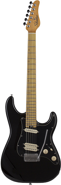 Электрогитара SCHECTER [MV-6 GBLK] 6-струнная, корпус: липа, гриф: запеченый клен, 24 лада, цвет: Gloss Black (GBLK)