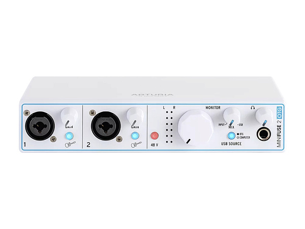 Arturia MiniFuse 2 White OTG - USB Аудиоинтерфейс