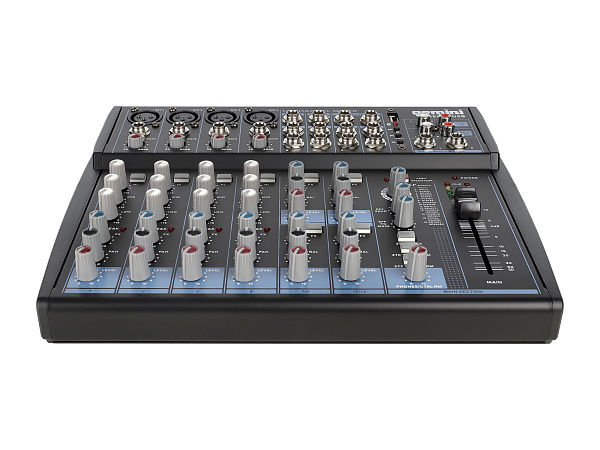 Микшер [GEM-12USB] Gemini [GEM-12USB] аналоговый, 12 каналов, DSP, выход на наушники, Bluetooth, USB-проигрыватель файлов в формате MP3/WAV
