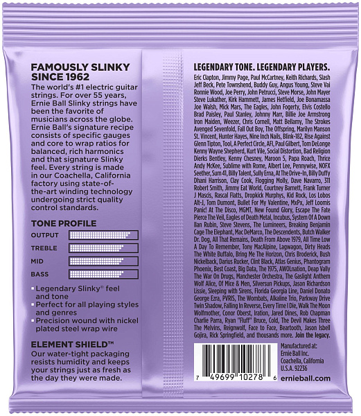 ERNIE BALL 2227 Nickel Wound Slinky Ultra 10-48 - Струны для электрогитары