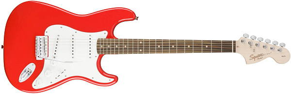 FENDER SQUIER AFFINITY STRATOCASTER RW Race Red - Электрогитара