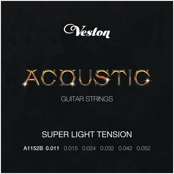 VESTON A1152 B - Струны для акустической гитары
