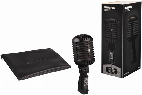 SHURE SUPER 55 Deluxe Pitch Black Edition - Вокальный микрофон
