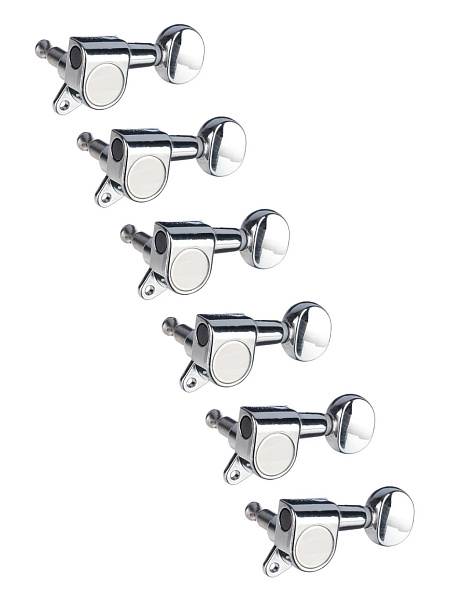J-05-Ball-LOCK-CR-6L Колки для гитары 6л, хром, Metallor