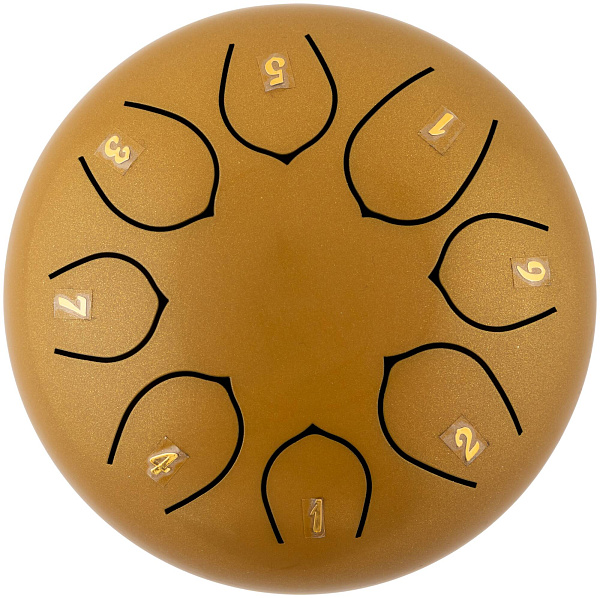 BEE DF1101 YELLOW - Барабан язычковый Глюкофон